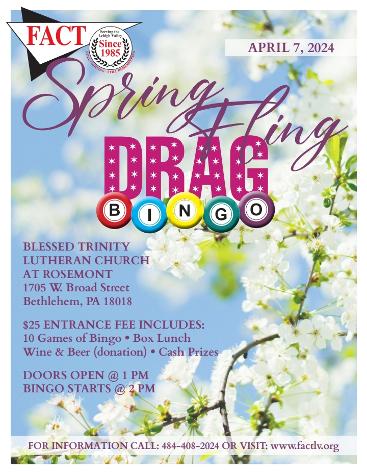 FACT Spring Fling Drag Bingo Announcement